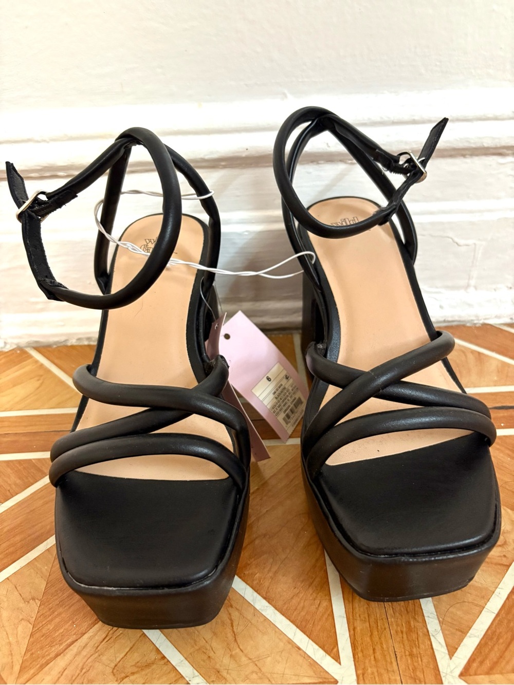 NWT Black Platform Heels Wild Fable